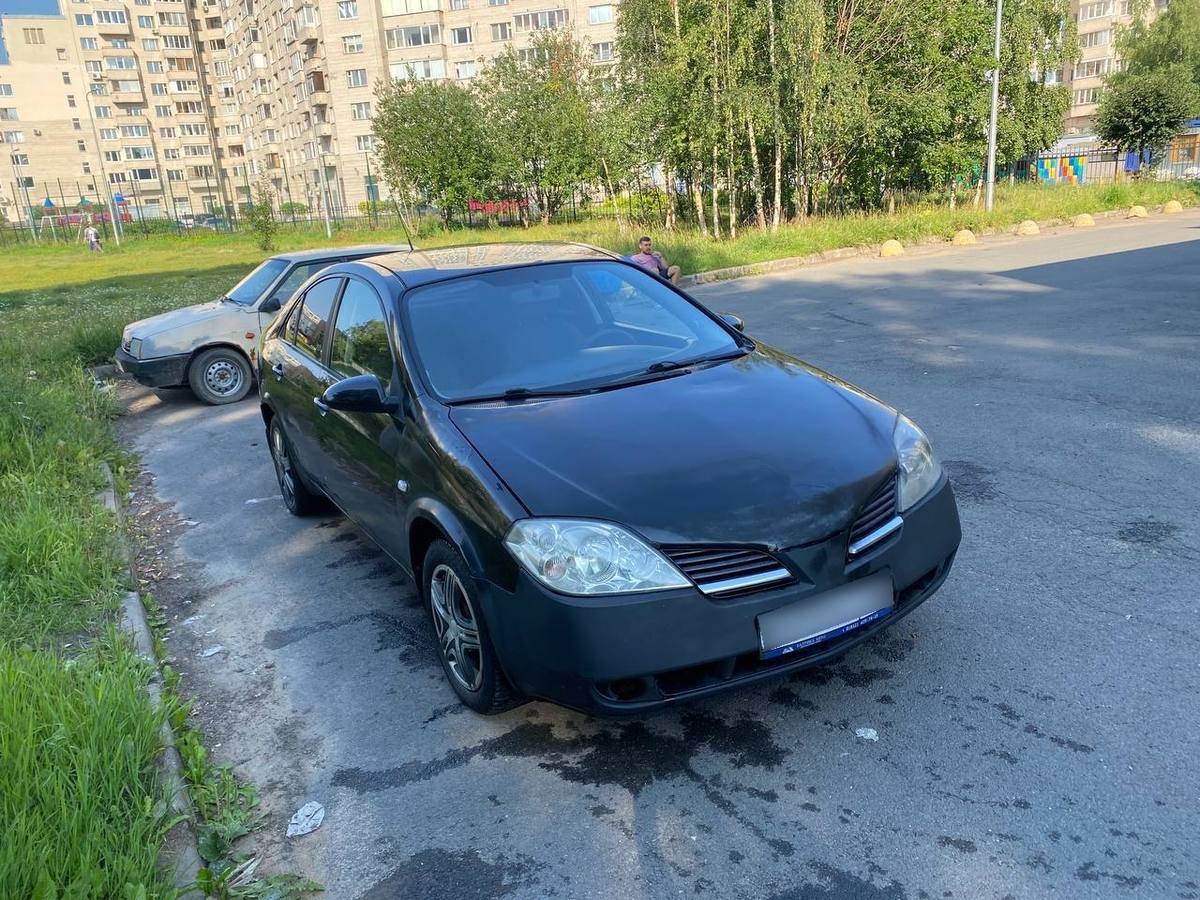 Купить Nissan Primera III (P12) лифтбек, 2005 года, цвет: Черный, за 230000  руб. в Санкт-Петербурге